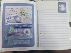 Two page layout from my bullet journal